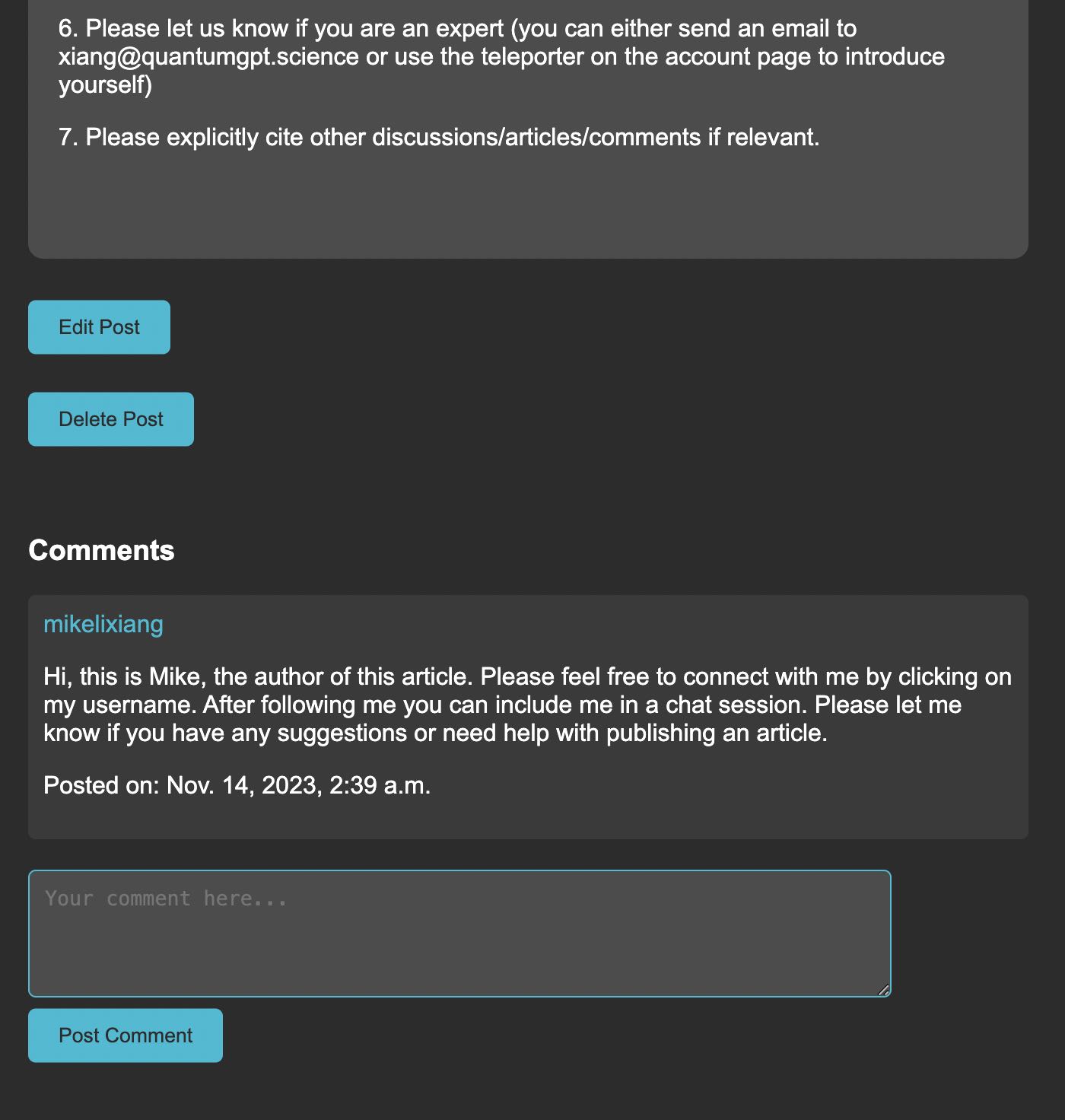 Comment Page